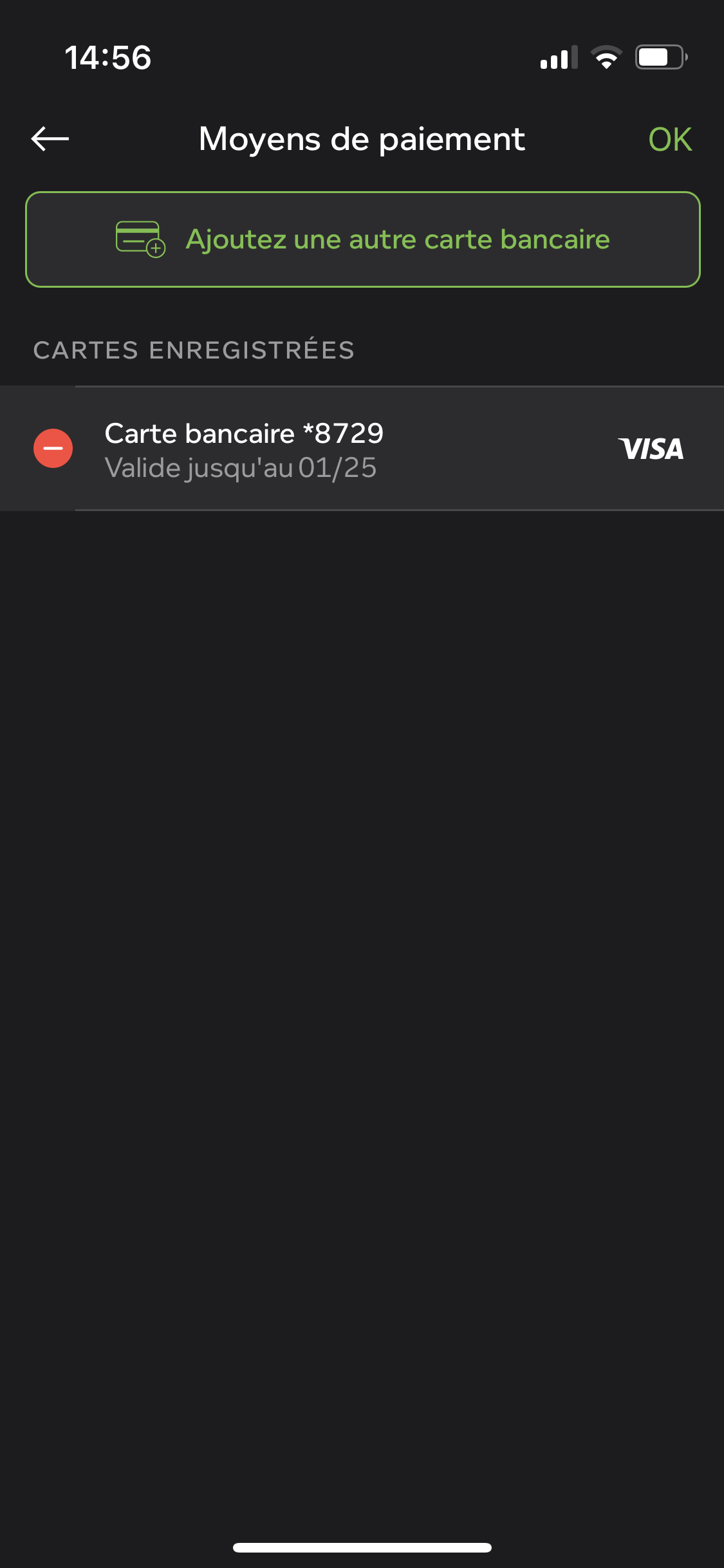 Ajouter ou supprimer une carte bancaire Centre d